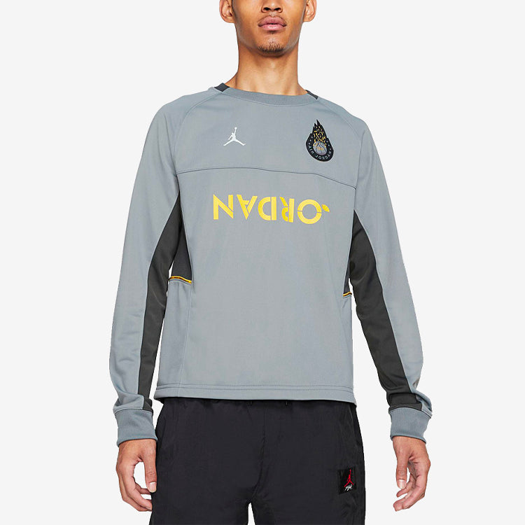 Air Jordan Basketball Pullover Long Sleeves Gray CJ9081-065