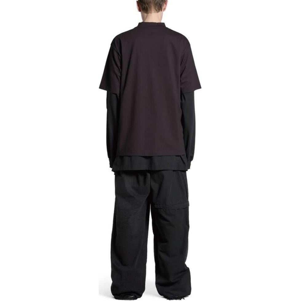(WMNS) Balenciaga Lo_ve T-shirt 'Black Grey' 764235TQVK21576