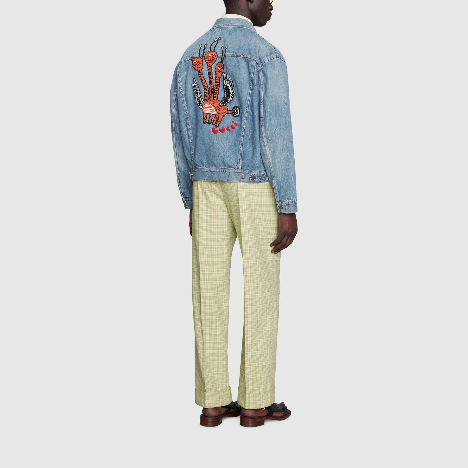 Gucci x Freya Hartas Animal Denim Jacket 'Blue' 655700-XDBNR-4452