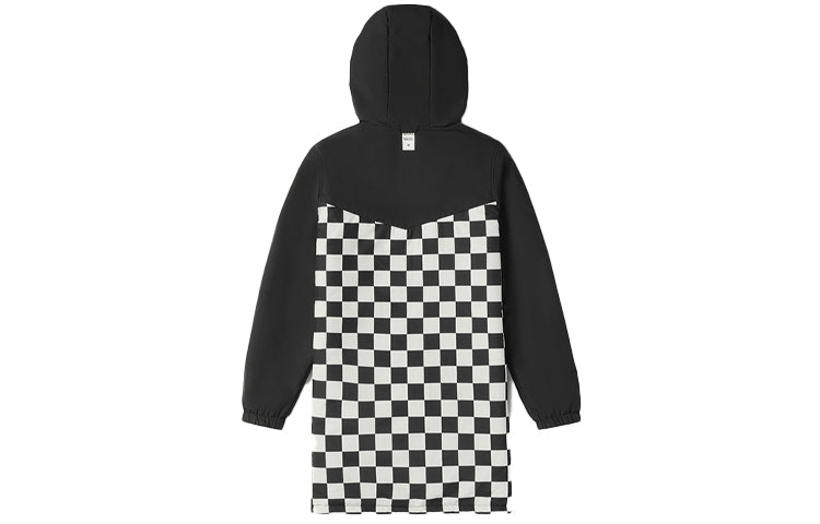 (WMNS) Vans Windproof Plaid Jacket Black VN0A47VBBLK