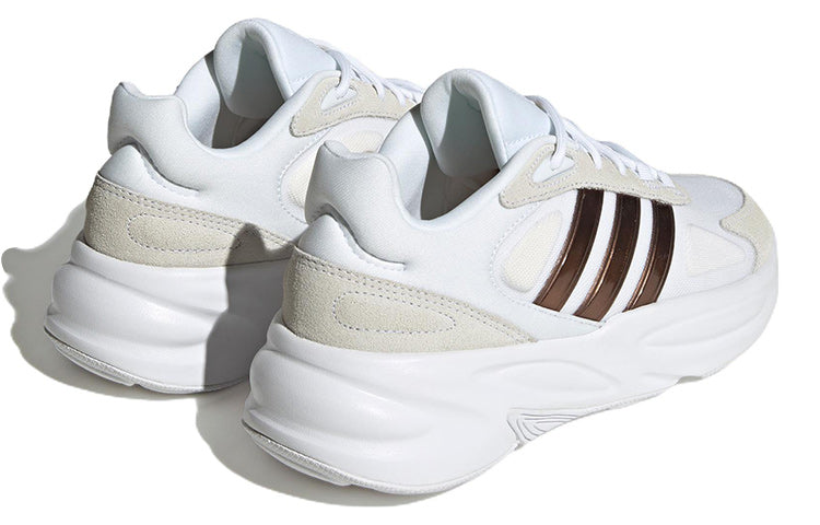 (WMNS) adidas Ozelle Cloudfoam Lifestyle Running Shoes 'Cloud White Matte Gold' H06121
