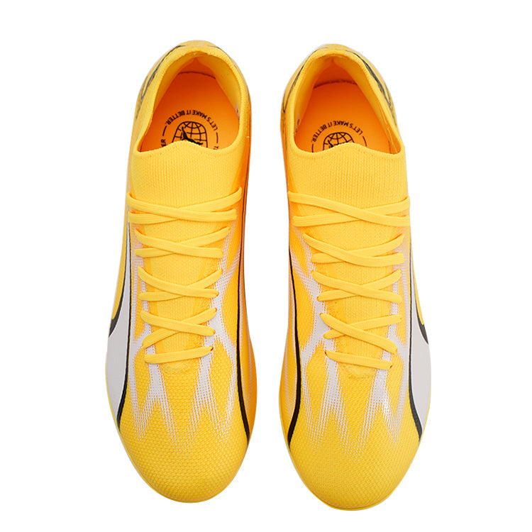 PUMA Ultra Match MG Track Shoes 'Yellow' 107520-04