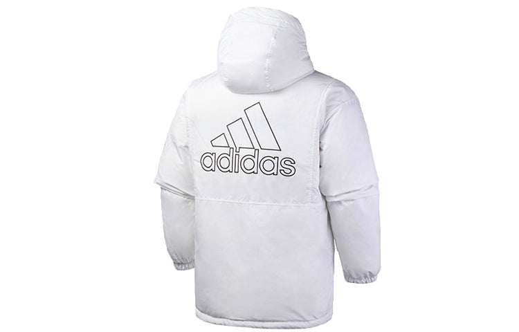 adidas Reversible hooded Sports Down Jacket Navy Blue EH4010