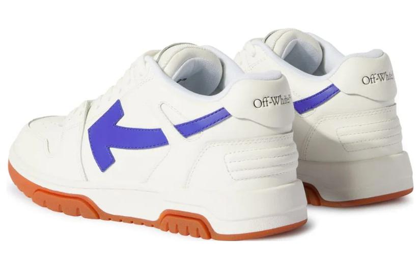 (WMNS) Off-White Out Of Office Low-Top Sneaker 'White Blue Brown' OWIA259F23LEA0030169