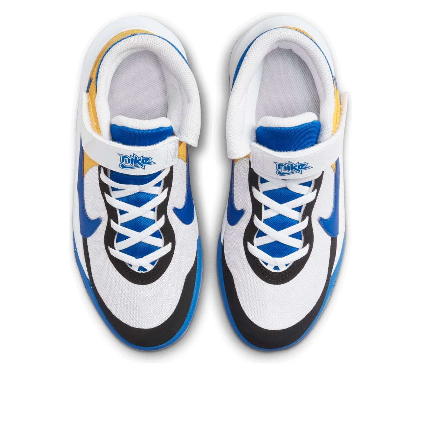 (GS) Nike Team Hustle D10 FlyEase 'White Game Royal' DZ2760-141