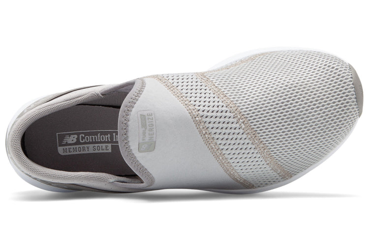 (WMNS) New Balance FuelCore Nergize Easy Slip-On Grey/White WLNRSLG1