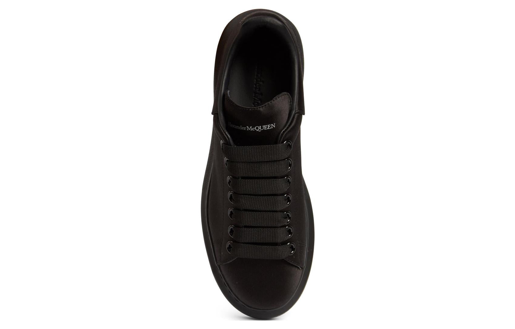 (WMNS) Alexander McQueen Oversized Sneakers 'Dark Brown Black' 708073W4AC01000