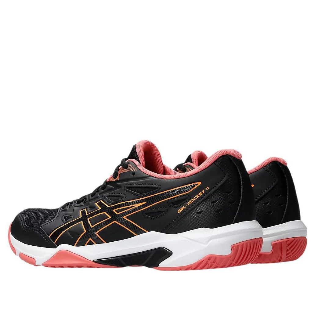 (WMNS) ASICS Gel-Rocket 11 'Black Orange Pop' 1072A093-004