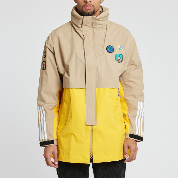 adidas x Pharrell Hu Crossover H 3L Jacket 'Beige Yellow' CE9491