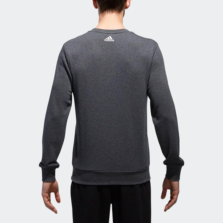 adidas Isc Swt Bos Sports Logo Crew Neck Pullover Men's Dark Grey DM7303