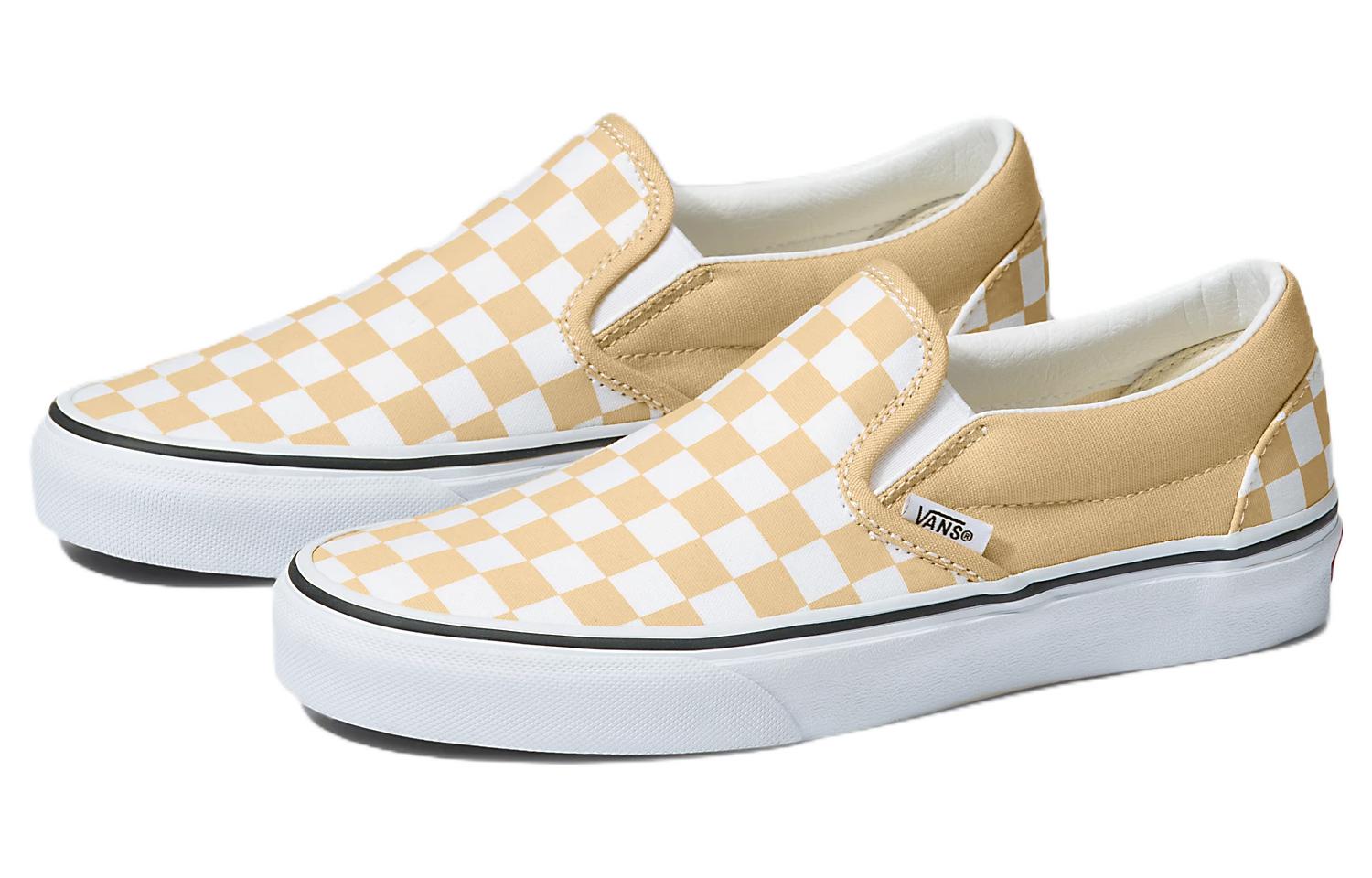 Vans Color Theory Slip-On Skate 'Tan White' VN0A7Q5DBLP