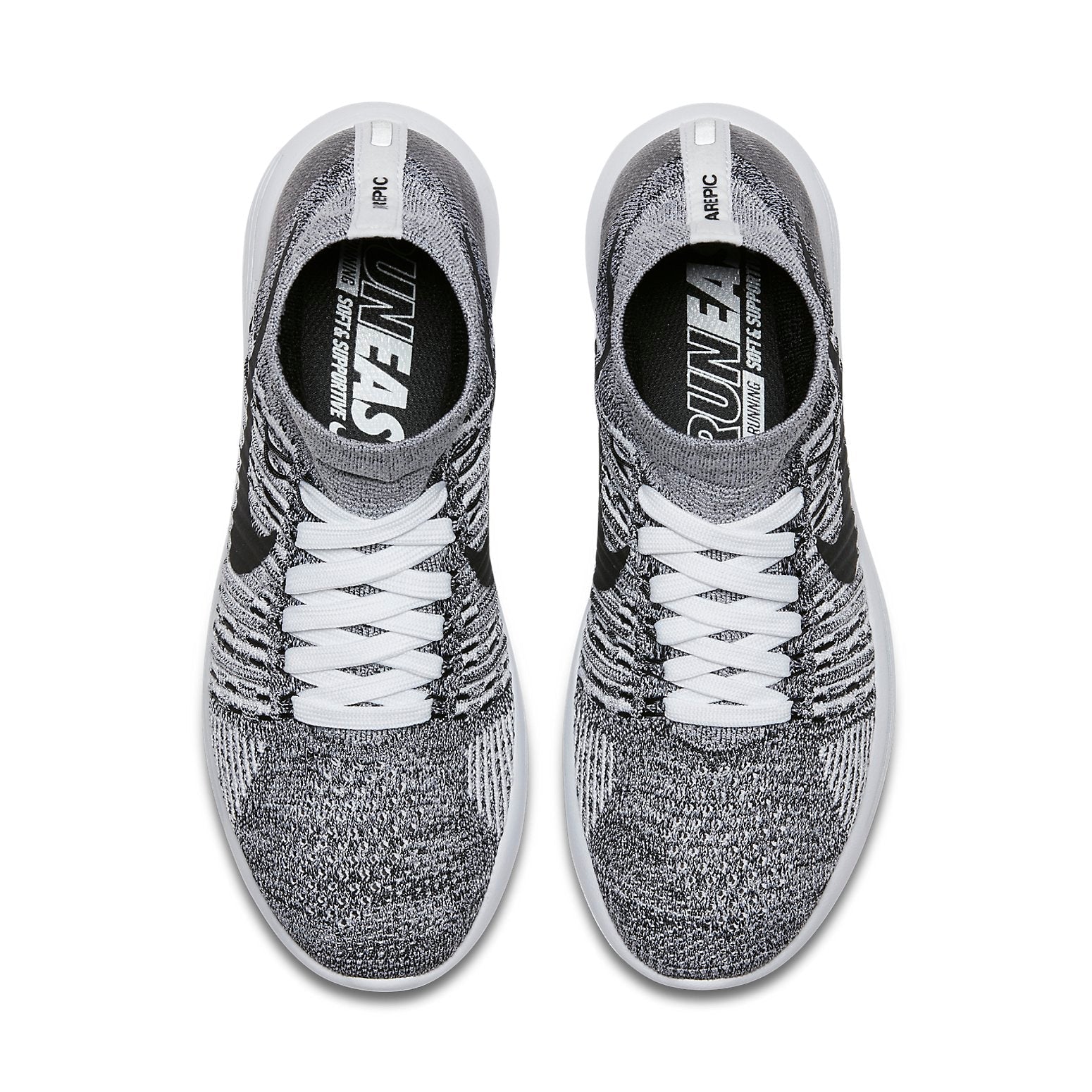 (WMNS) Nike Lunarepic Flykit 'White Black' 818677-101
