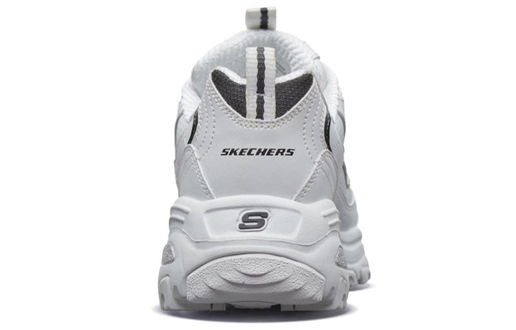 (WMNS) Skechers D'Lites GS White/Black 11931-WBK