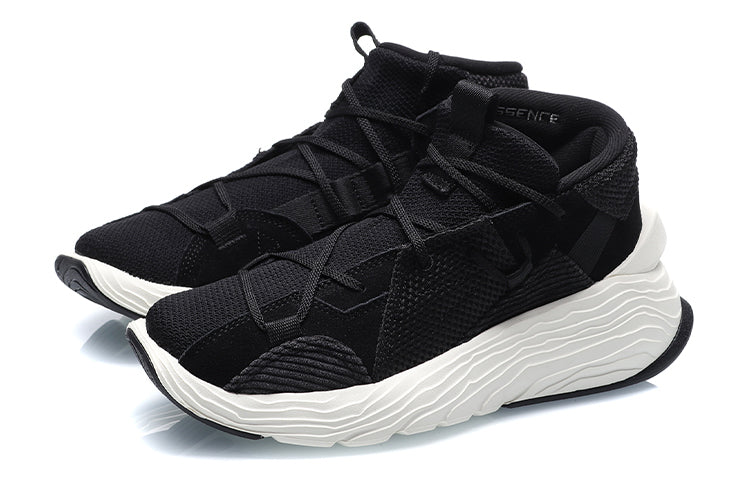 (WMNS) Li-Ning Kung Fu Winterized Sports Shoes 'Black White' AGBQ084-1