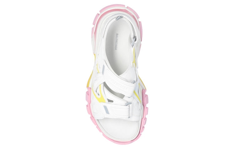 (WMNS) Balenciaga Track Sandals 'Yellow Pink Blu' 617543W3AR27540
