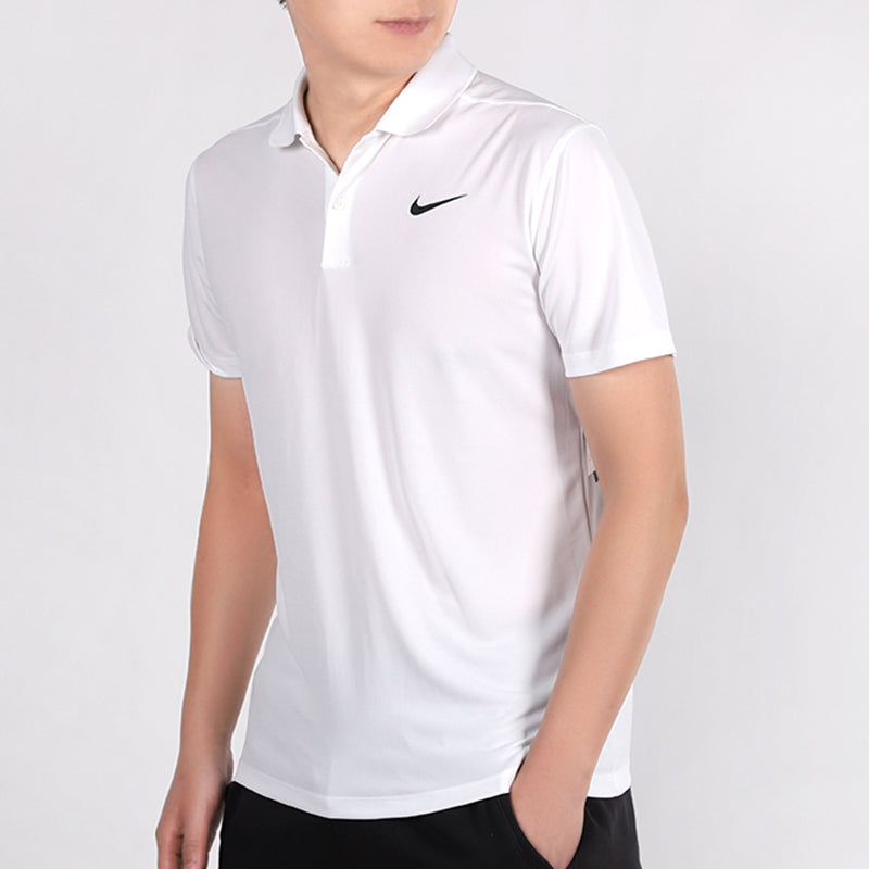Nike Dri-Fit Victory Slim Fit Version Golf lapel Short Sleeve Polo Shirt White BV0359-100