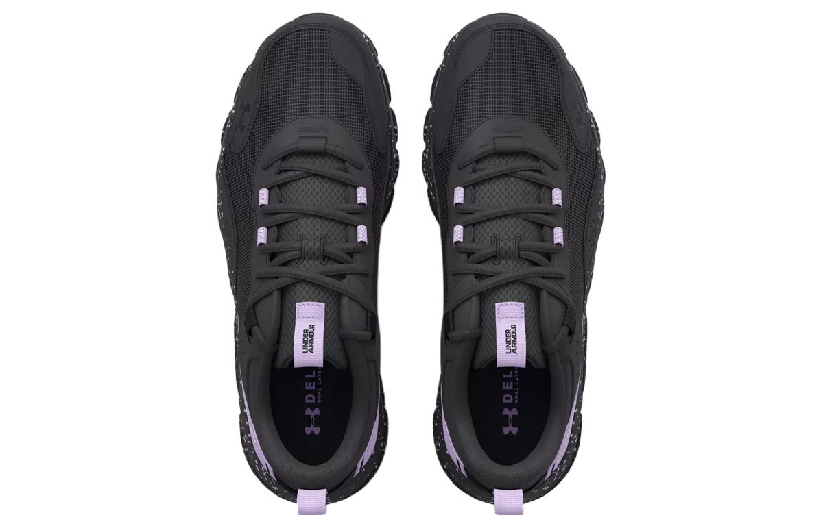 (WMNS) Under Armour Charged Verssert Speckle 'Jet Grey Nebula Purple' 3025751-100