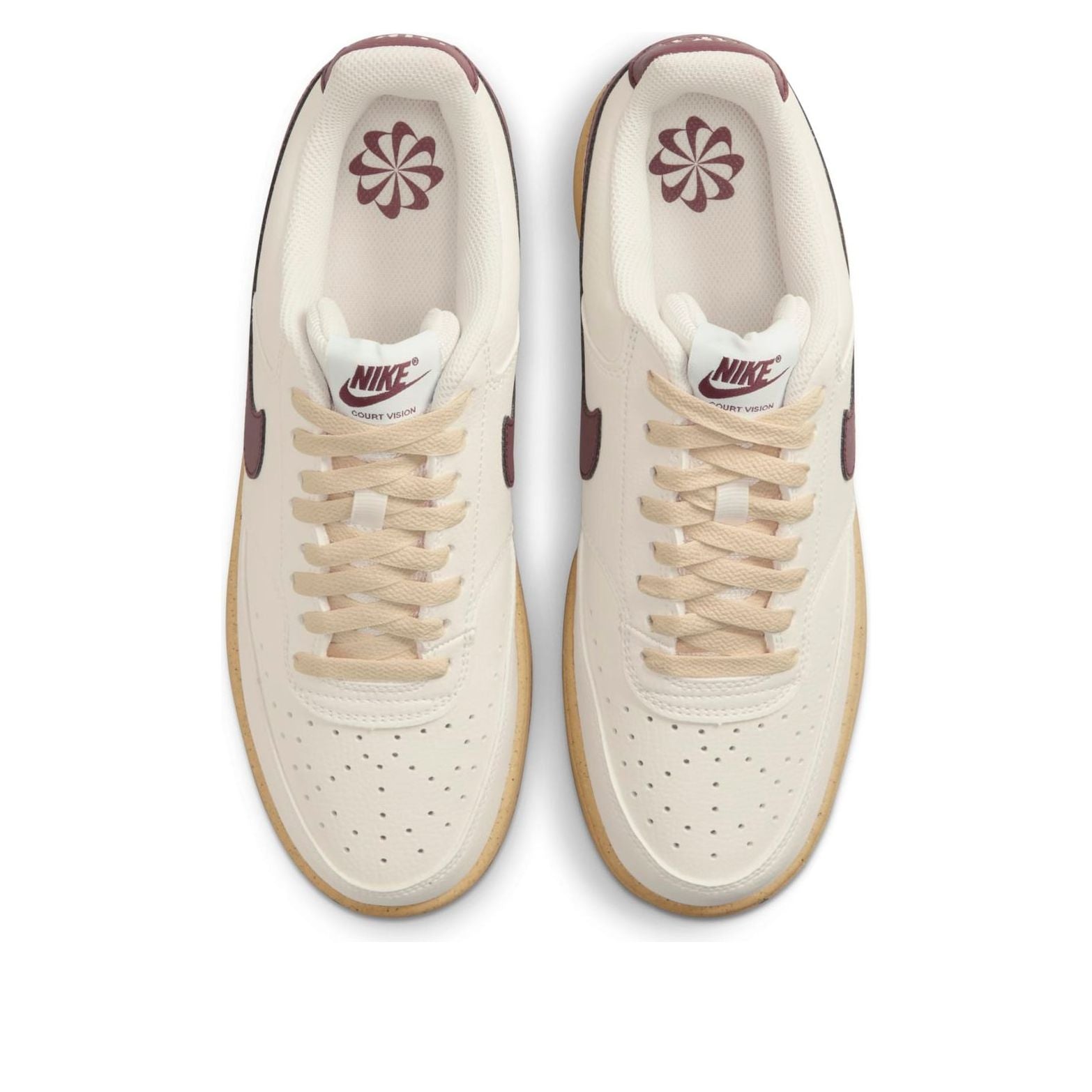 Nike Court Vision Low Next Nature 'Sail Dark Beetroot' FB8942-133