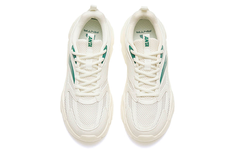 (WMNS) ANTA Life Series Sneakers 'White Green' 122258891-1