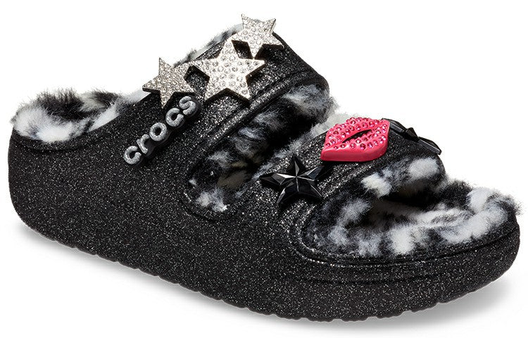 Classic Cozzzy Disco Glitter Sandals 'Black' 208074-0C4