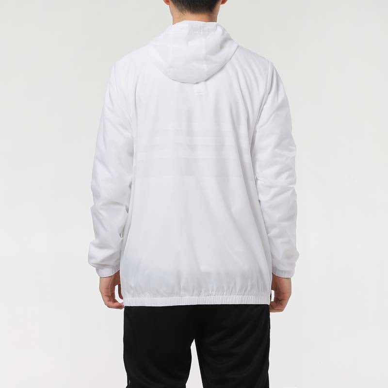 adidas neo Sports Running Training Windproof Hooded Jacket White GP5696