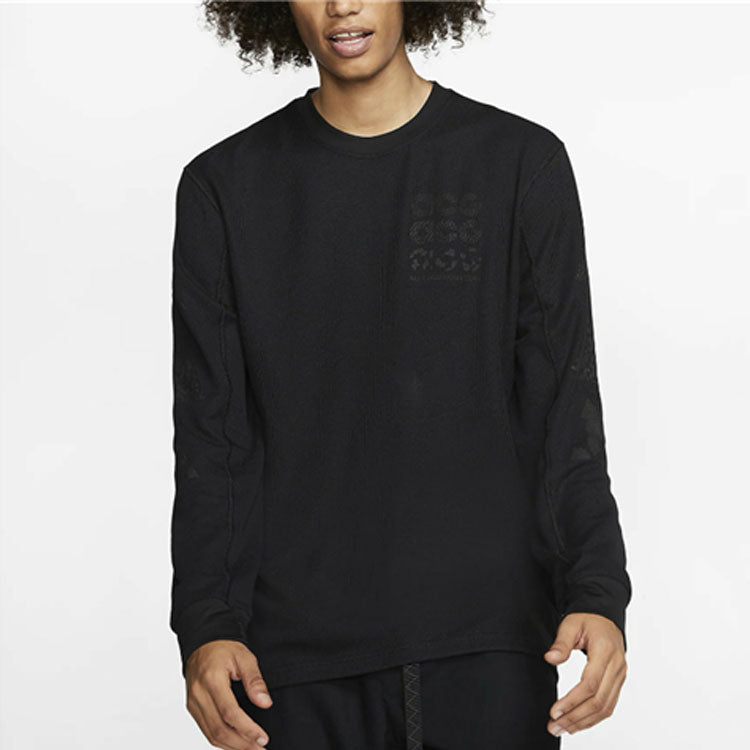Men's Nike ACG Logo Printing Sports Pullover Round Neck Long Sleeves T-Shirt CD7657-010
