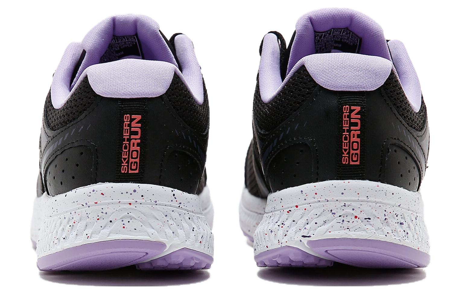 (WMNS) Skechers Go Run Consistent Vivid Horizon 'Black Purple' 128285-BKLV