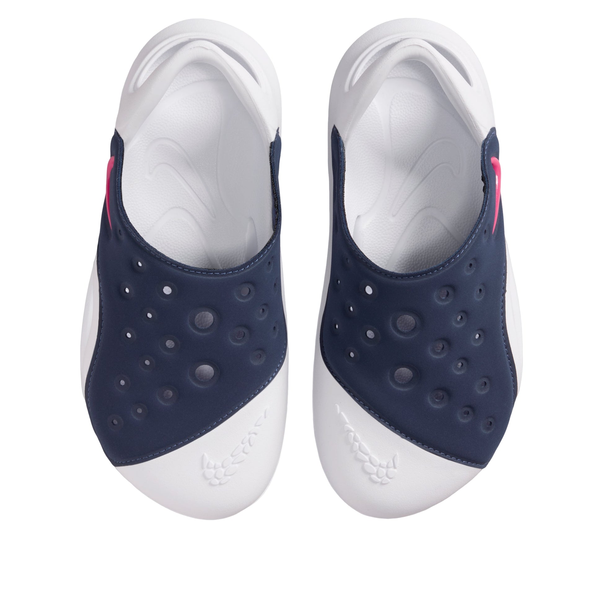 (PS) Nike Aqua Swoosh Sandal 'Midnight Navy Rush Pink' FN0876-401