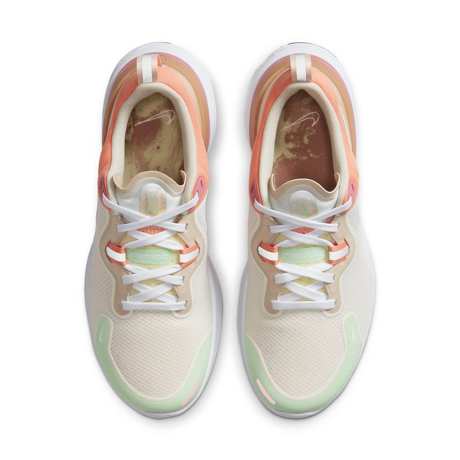 (WMNS) Nike React Miler 'White Yellow' CZ8690-111