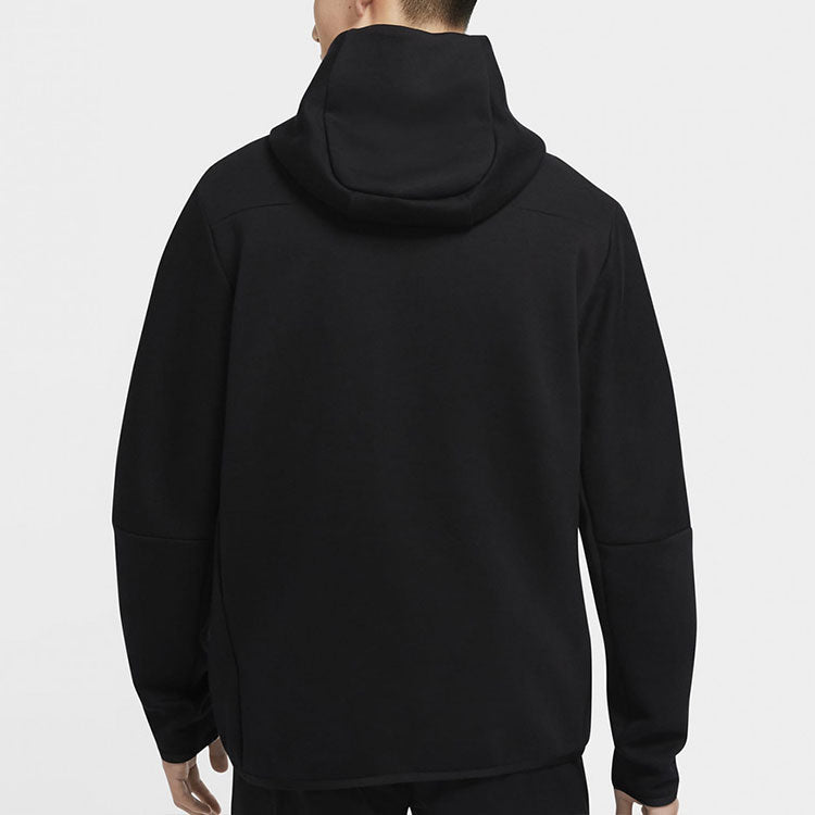 Nike Casual Sports Breathable Zipper Hooded Jacket Black CU4489-010