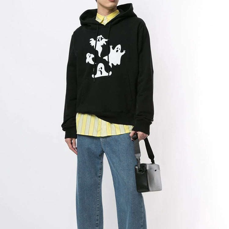 Off-White Ghost Mens Logo Long Sleeve Sweater OMBB034E20FLE0061001