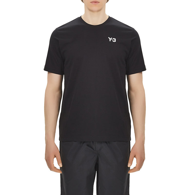 Y-3 Round Neck Pullover Printing Short Sleeve Unisex Black FN5721