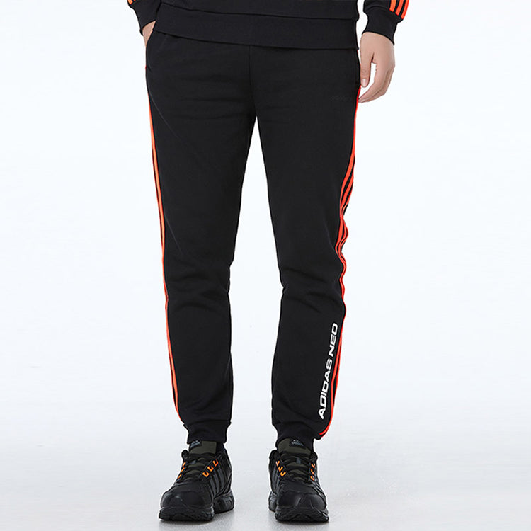 adidas Stay Warm Windproof Casual Knit Long Pants Black GM2348