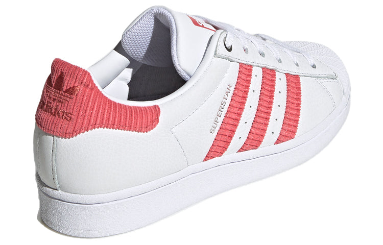 (WMNS) adidas Superstar 'Corduroy Striped - White Tactile Pink' H69024