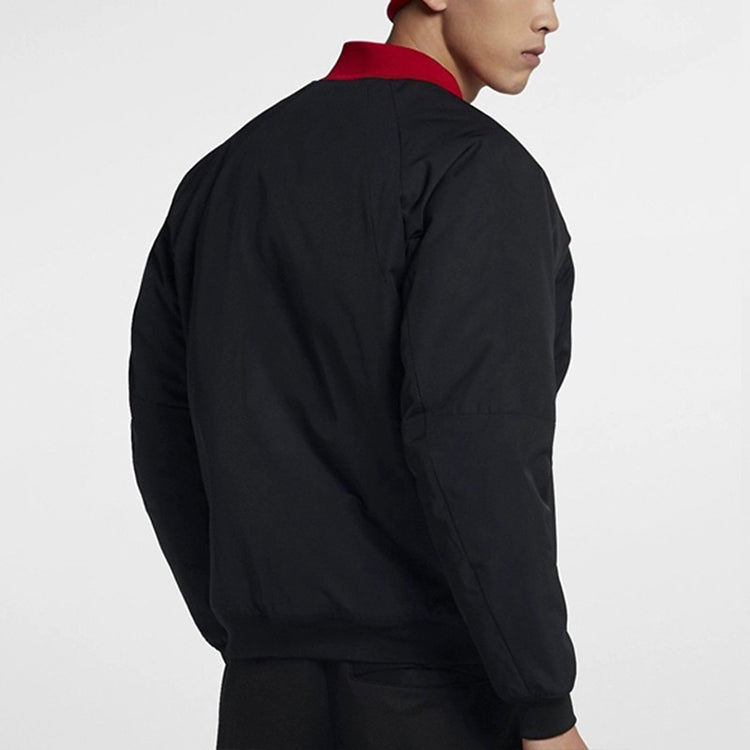 Air Jordan CNY Chinese New Year MA-1 Jacket 'Black Red' CD9046-010
