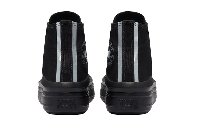 (WMNS) Converse Chuck Taylor All Star Move High 'Black Metallic' 570971C