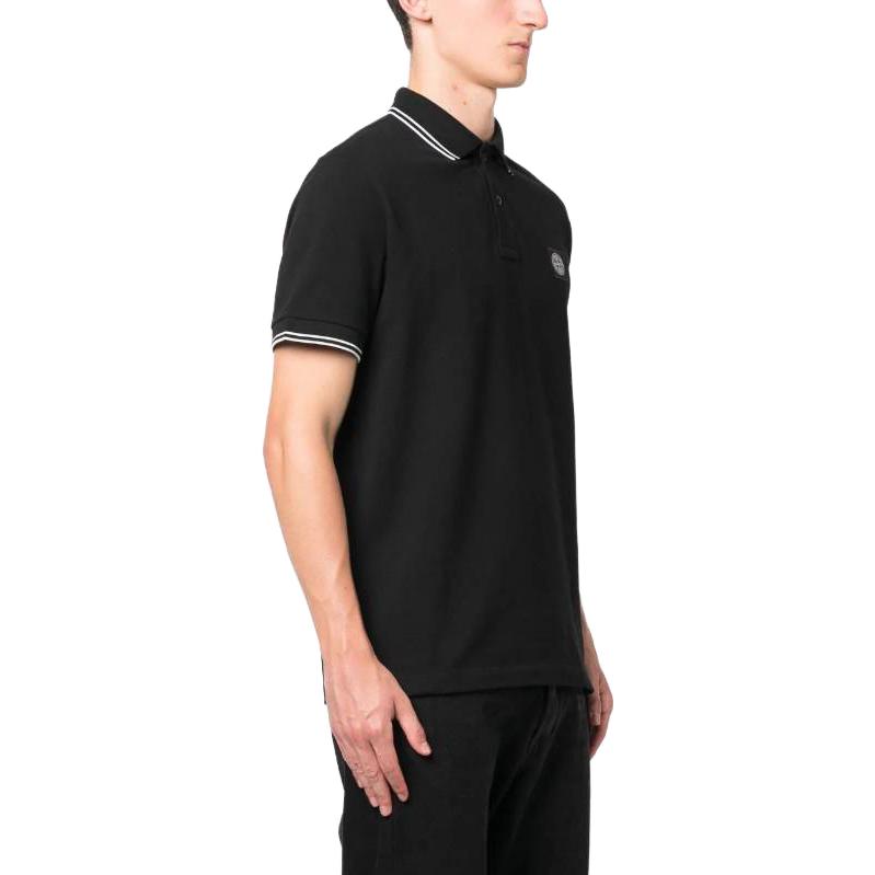 STONE ISLAND Polo Shirt 'Black' 79152SC18-A0029