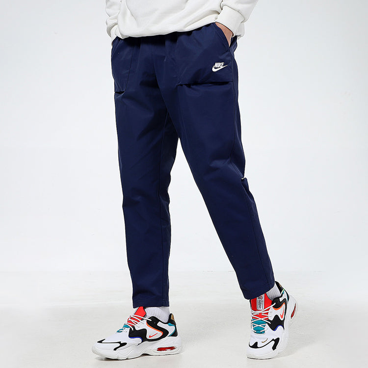Men's Nike Loose Sports Cargo Casual Pants/Trousers Blue CZ9928-410