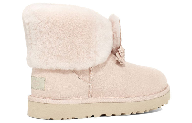 (WMNS) UGG Classic Mini II Cny Snow Boots Pink 1109735-CMR