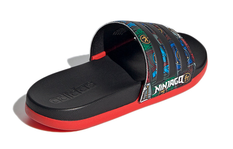 (PS) adidas x Lego Adilette Comfort K 'Black Red' FY8835
