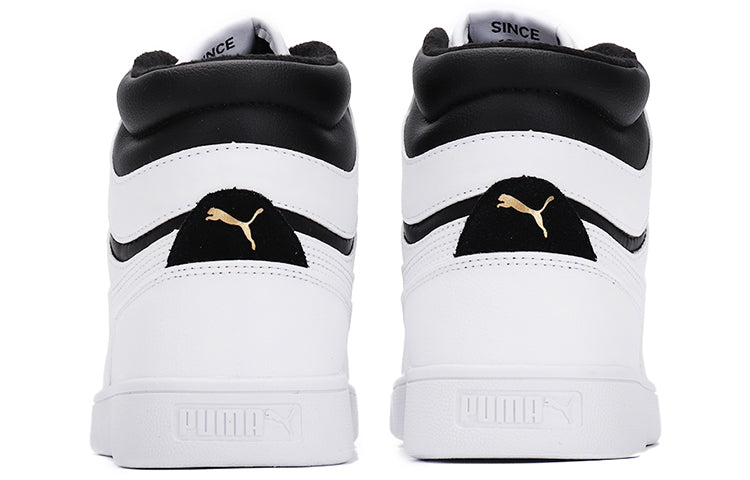 PUMA Shuffle Mid WTR 'White Black Team Gold' 385551-01