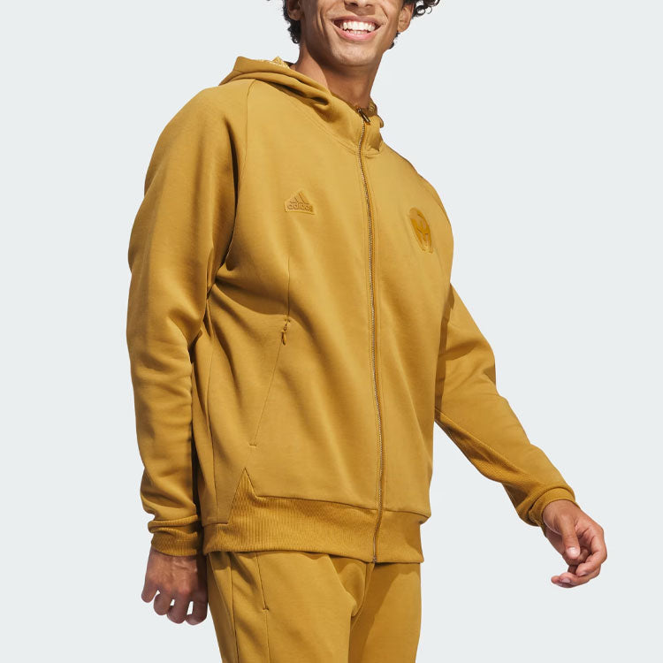 adidas Mahomes Z.N.E. Premium Full-Zip Sweatshirt Asia Sizing 'Brown' IM8085