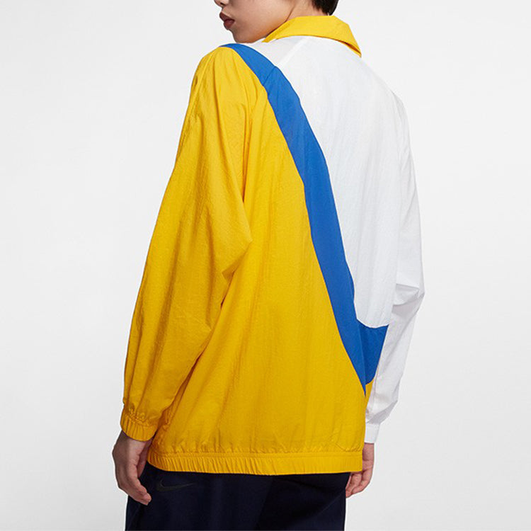 (WMNS) Nike Sportswear Swoosh Woven Jacket Yellow BV3686-743