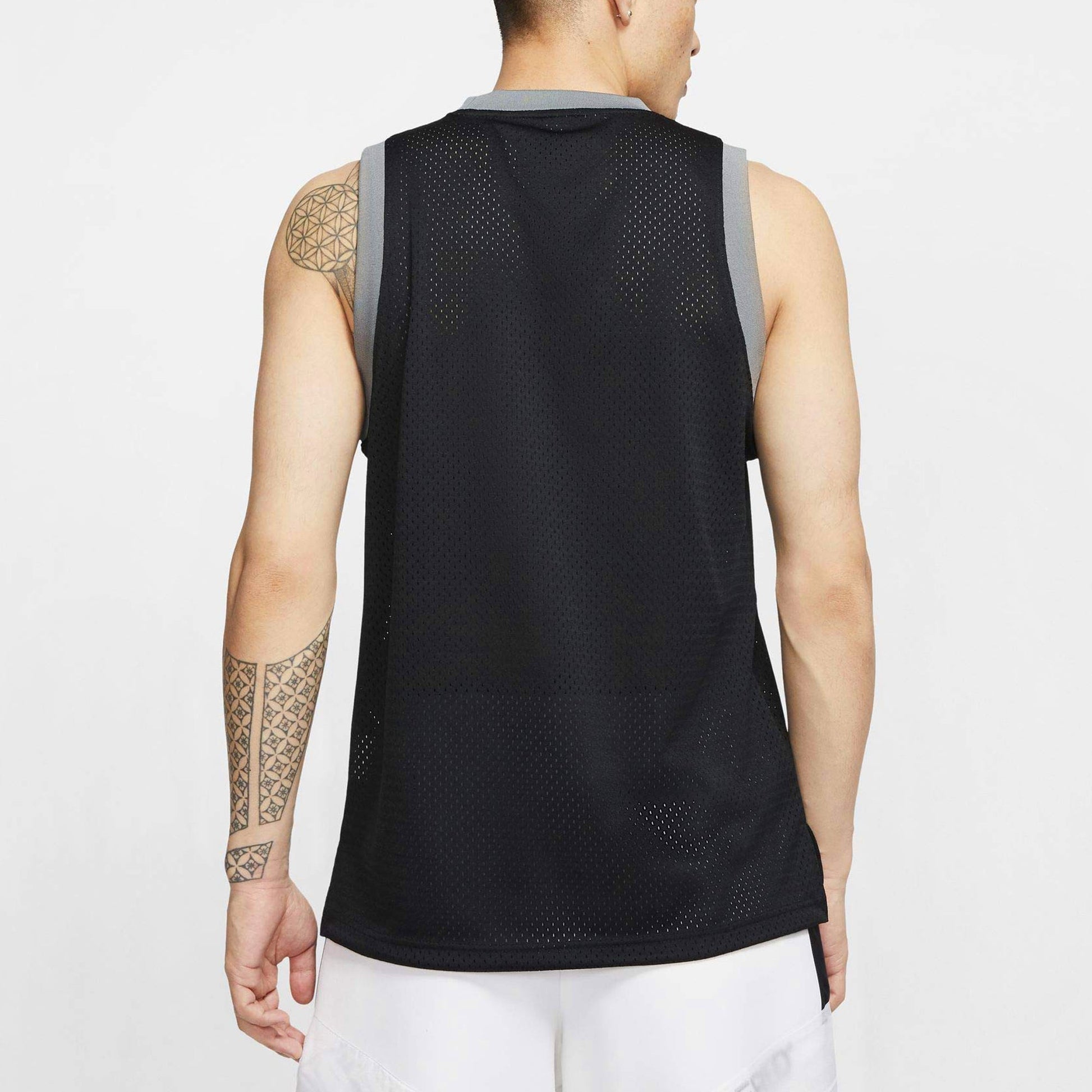 Air Jordan Jumpman DNA Alphabet Printing Sports Basketball Vest Black CJ6151-010