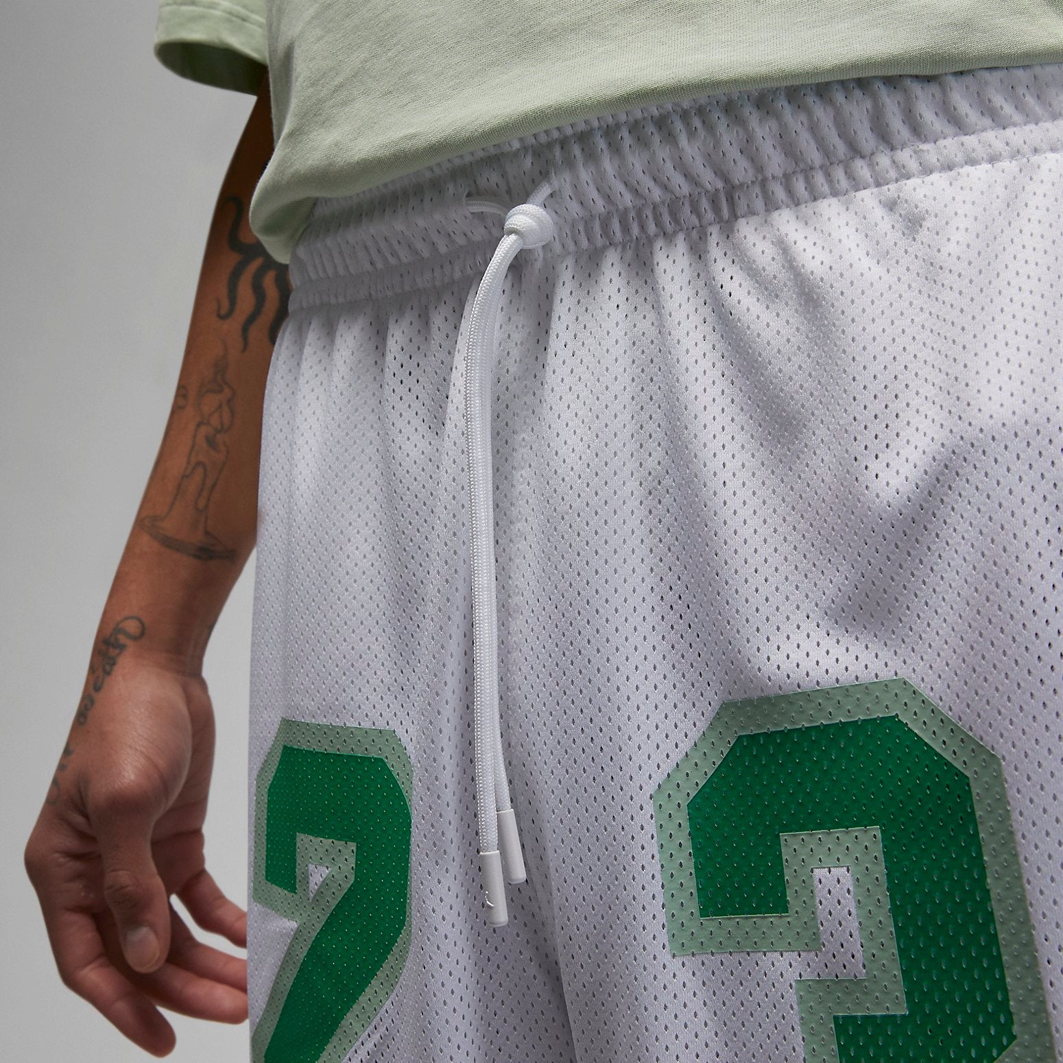 Air Jordan Essential 23 Shorts 'White Green' DX9672-100