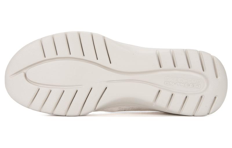 (WMNS) Skechers ON THE GO Flex 'White' 136505-NAT