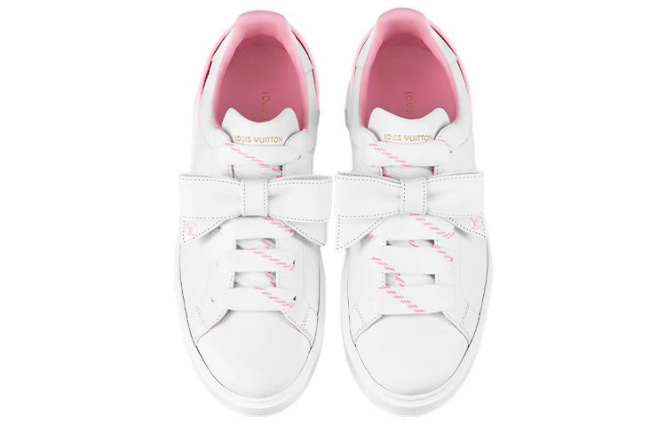 (WMNS) LOUIS VUITTON Time Out Sneakers 'White with Pink' 1A9Q12
