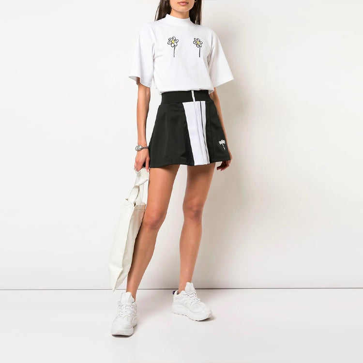PALM ANGELS Printing Short Sleeve White PWAA020S20JER0050210