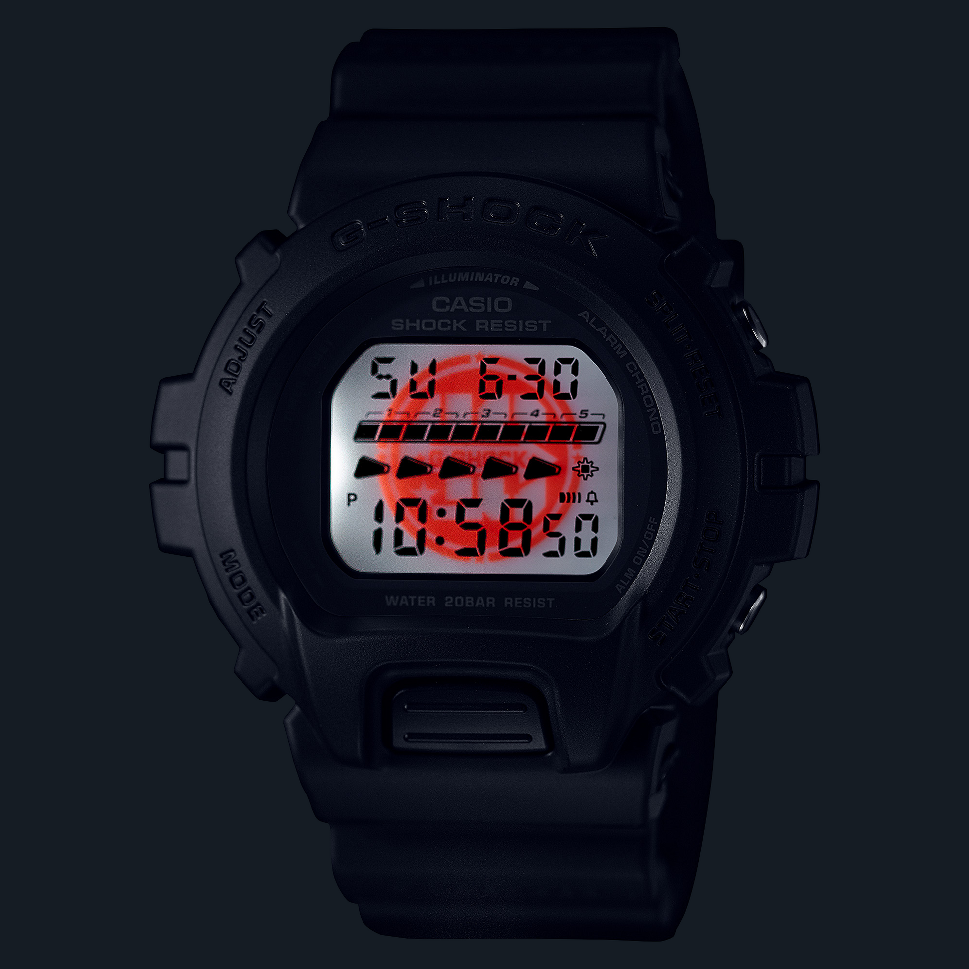 CASIO G-Shock Digital 'Black' DW-6640RE-1PR