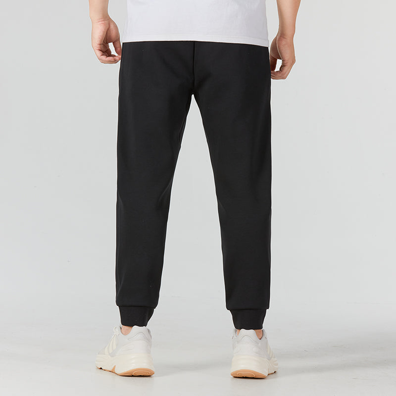 Men's adidas Mh Slim Knpnt Solid Color Logo Printing Elastic Waistband Sports Pants/Trousers/Joggers Black HM2968